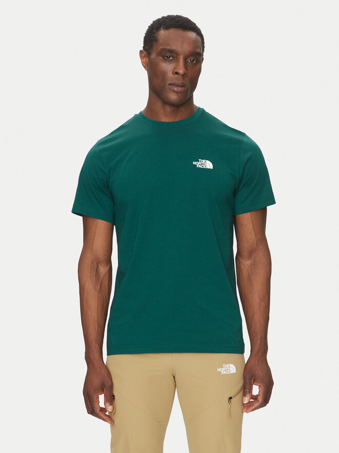 The North Face The North Face Marškinėliai NF0A87NG6GI1 Žalia Regular Fit