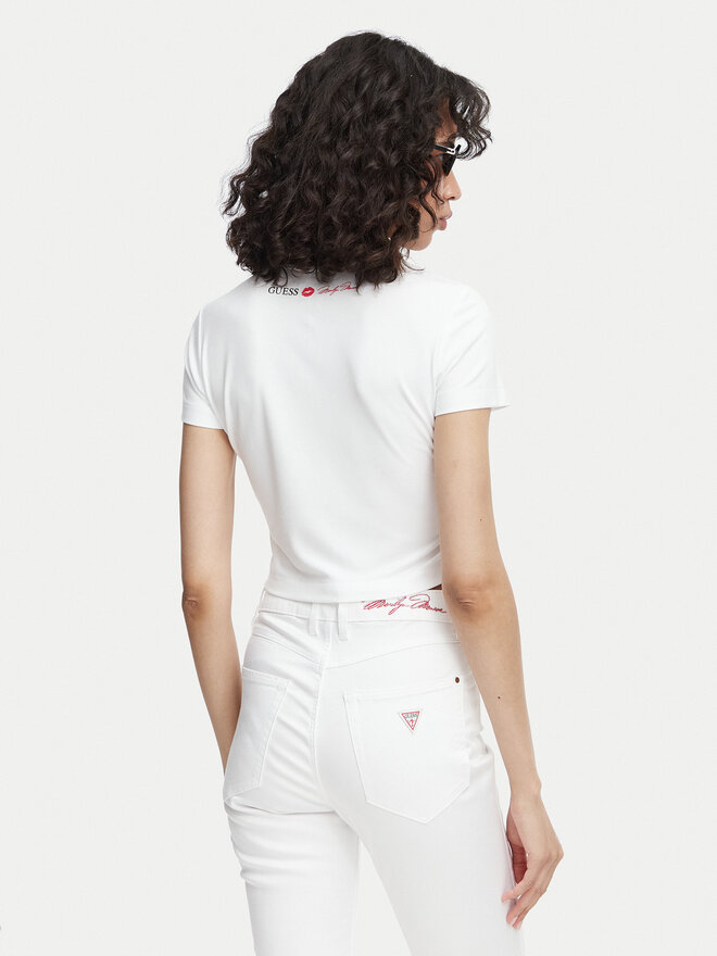 Guess Guess Футболка W6YI64 K6710 Білий Regular Fit