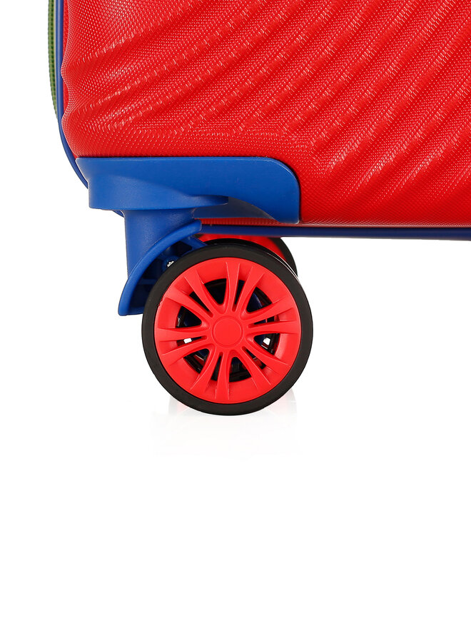 Semi Line Velik kovček Semi Line T5935-3 Rdeča