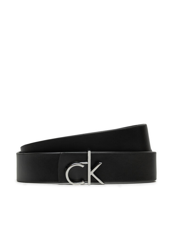 Calvin Klein Moteriškas Diržas Calvin Klein Ck Logo Reversible Belt 3.0 K60K613074 Juoda