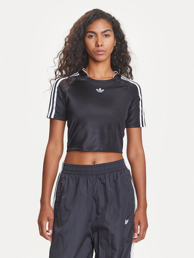 adidas adidas Marškinėliai adicolor Teamgeist Baby JD0268 Juoda Slim Fit