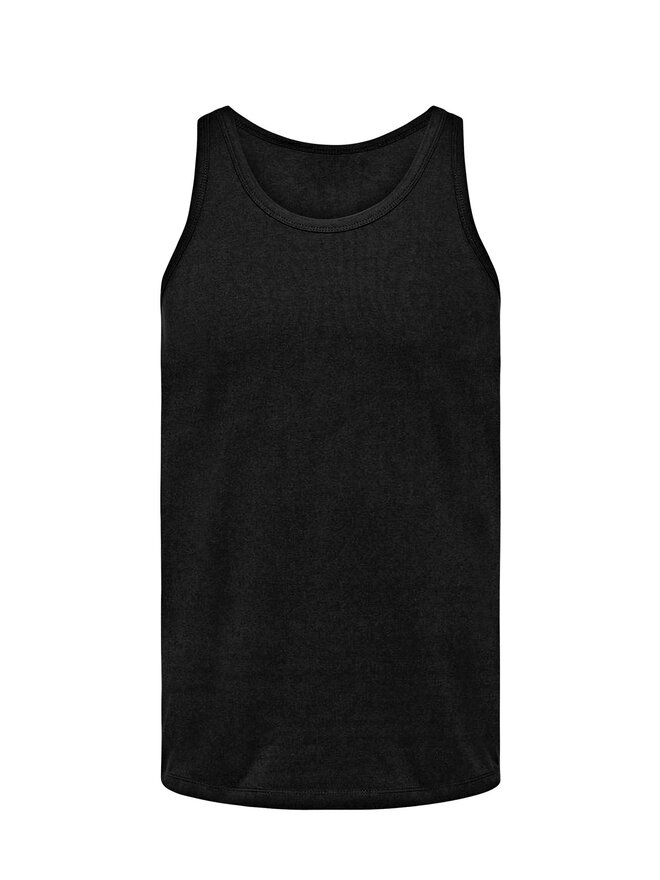 Jack&Jones Jack&Jones Set 2 majic brez rokavov Basic 12133910 Črna Regular Fit