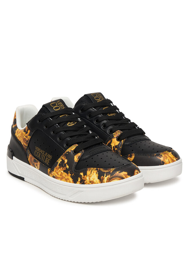 Versace Jeans Couture Снікерcи Versace Jeans Couture 80YA3SJ4 Чорний