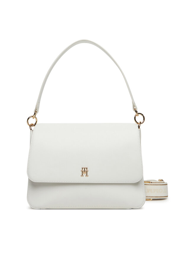 Tommy Hilfiger Bolso Tommy Hilfiger Th Joy Shoulder Bag AW0AW16815 Blanco