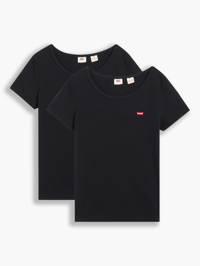 Levi's® Levi's® Set 2 majice The Perfect 74856-0006 Crna Regular Fit
