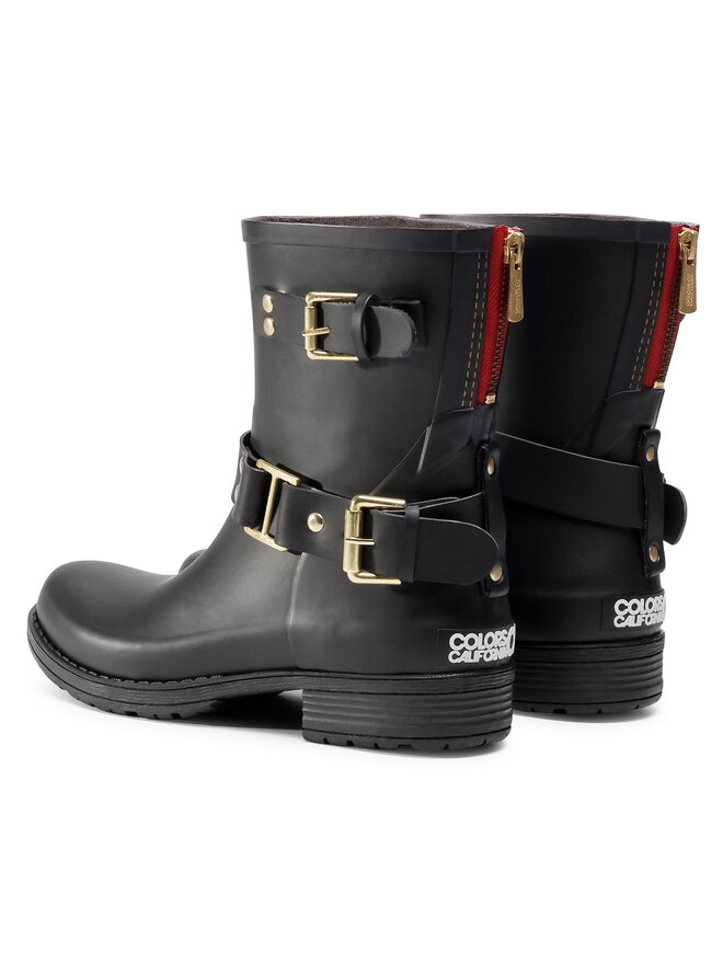 Bottes de pluie Colors Of California HC.RB0039 Noir chaussures
