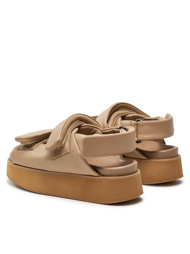 Inuikii Сандали Inuikii Velcro 70106-150 Бежов