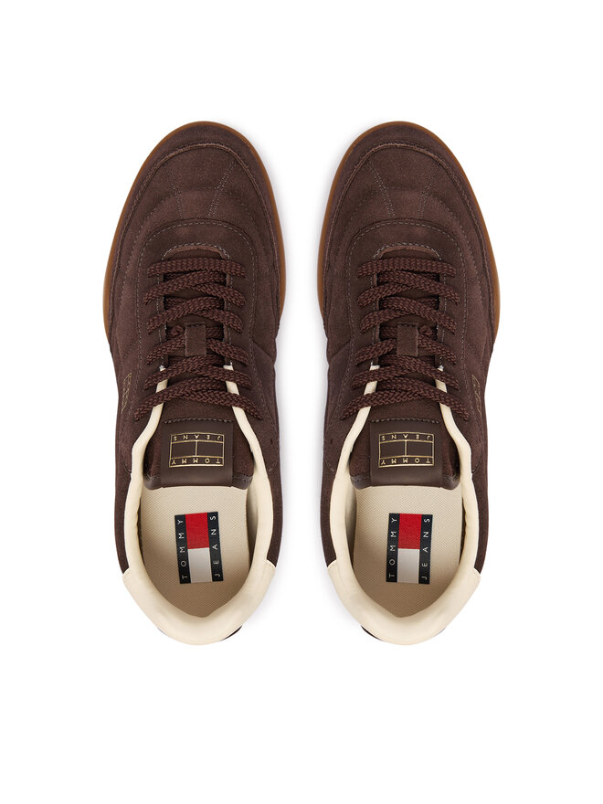 Tommy Jeans Sneakers Tommy Jeans Tommy Jeans Low Suede Runner EM0EM01800 Braun