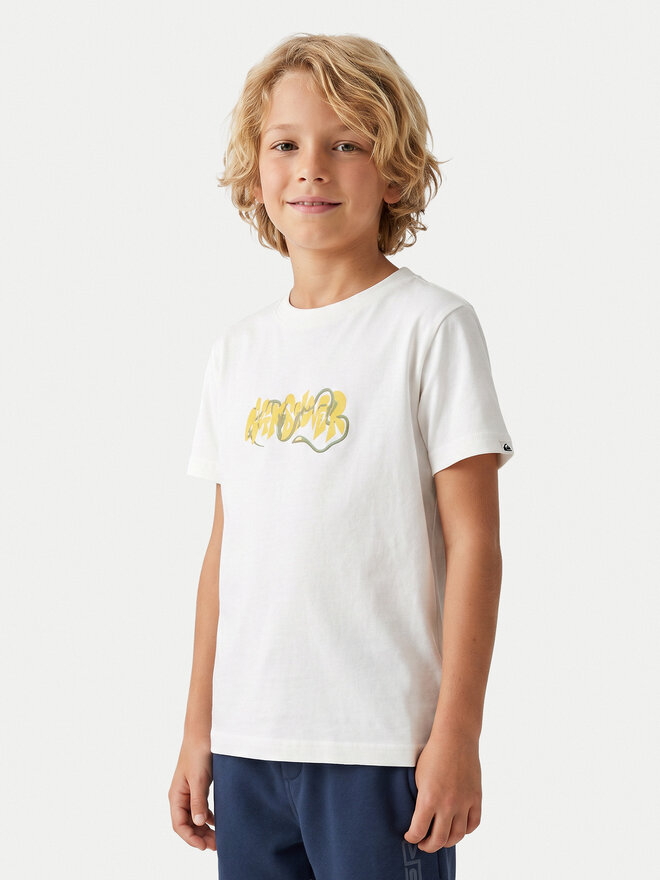 Quiksilver Quiksilver Футболка Ev Bloomsday EQKZT03570 Білий Regular Fit