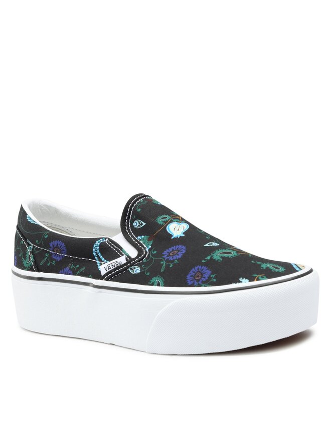 Sneakers aus Stoff Vans Ua Classic Slip On Stackform VN0A7Q5RBMV1 Schwarz eschuhe