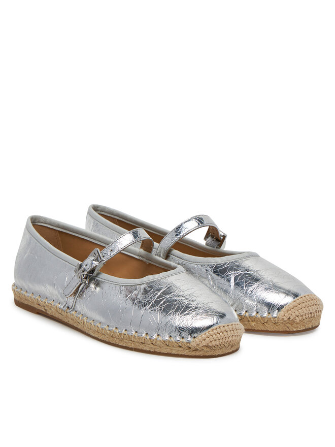 MICHAEL Michael Kors Espadrile MICHAEL Michael Kors Lynn 40S5LYFP2M Srebrna