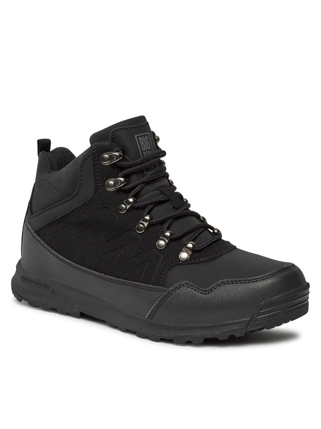 Big Star Shoes Pohodni čevlji Big Star Shoes MM274481 Črna