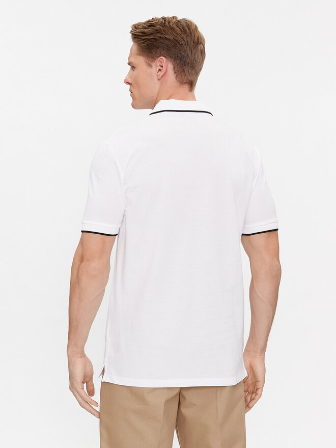 HUGO Hugo Poloshirt Deresino232 50490775 Weiß Slim Fit