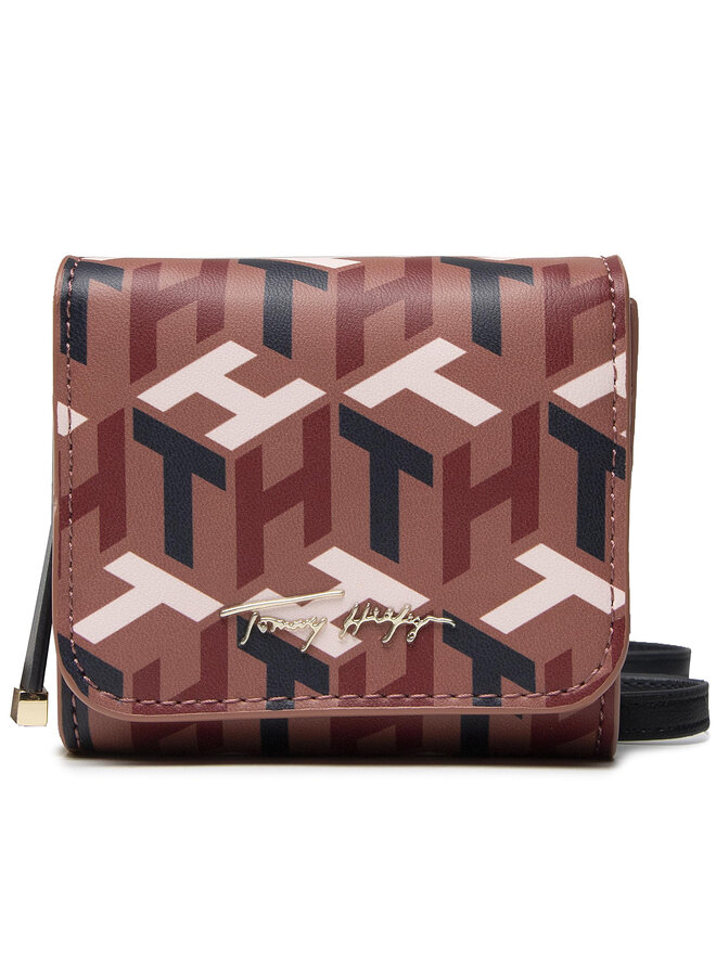 Tommy Hilfiger Táska Tommy Hilfiger Iconic Tommy Mini Wallet Mono AW0AW10846 Rózsaszín