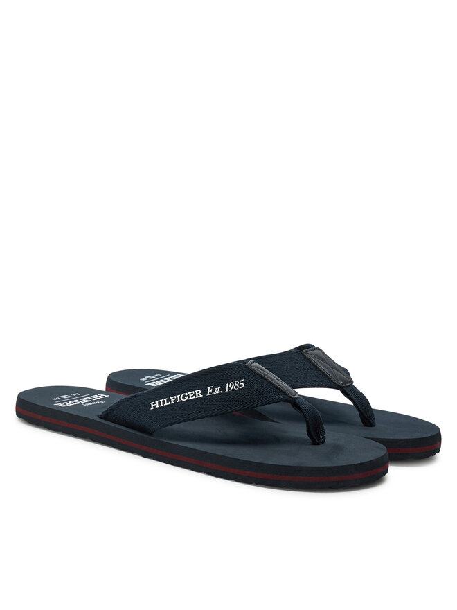 Tommy Hilfiger Flip-flops Tommy Hilfiger Hilfiger 85 Beach Sandal FM0FM05339 Sötétkék