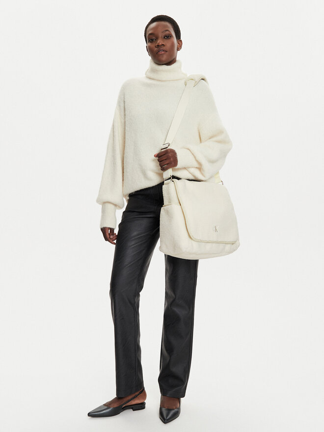 Calvin Klein Jeans Torba za prematanje beba Calvin Klein Jeans Teddy Messenger IU0IU00660 Écru