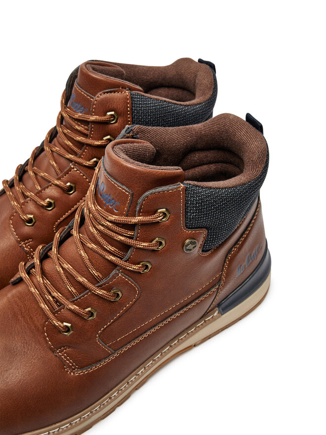 Lee Cooper Schnürschuhe Lee Cooper LCJ-24-03-3030MB Braun