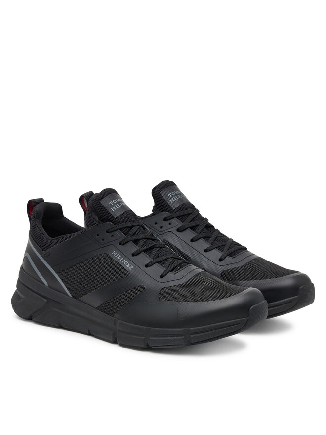 Tommy Hilfiger Zapatillas Tommy Hilfiger Modern Comfort Run Mix FM0FM05471 Negro