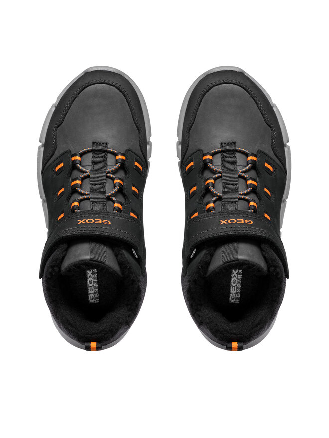 Geox Šnurovacia obuv Geox J Flexyper Boy B Abx J949XA 032ME C4429 S Čierna