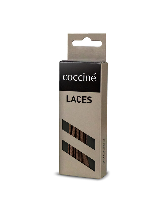 Coccine Šnúrky do topánok Coccine SZNUROWADŁA 75 cm F3 BAWEŁNIANE v.AZ Hnedá