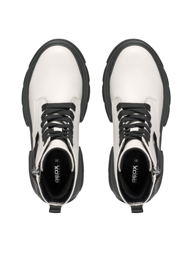 Geox Ботуши Geox J Junette Girl J36HVG 000BC C1M9B M Екрю
