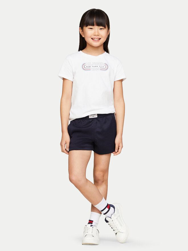 Tommy Hilfiger Tommy Hilfiger Marškinėliai 1985 KG0KG07858 Balta Regular Fit