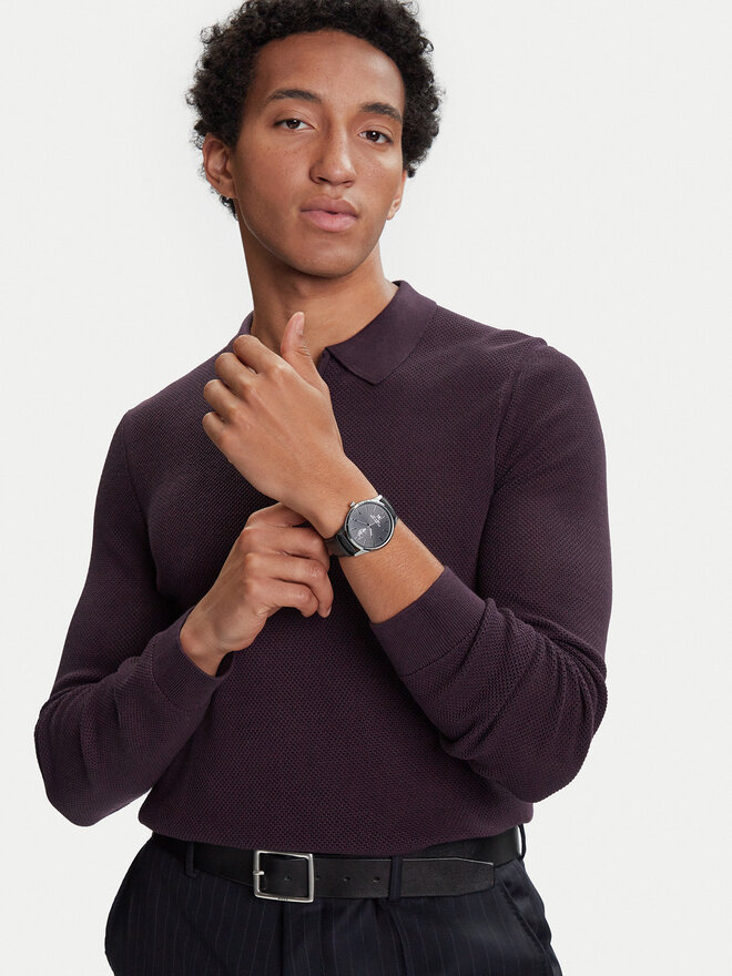 U.S. Polo Assn. Conjunto de reloj y pulsera U.S. Polo Assn. Owen USP6175TW Negro