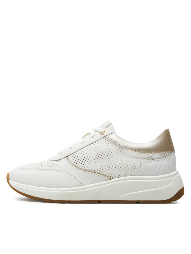 Geox Sneakersy Geox D Cristael D45MXD 054AJ C1327 Biela