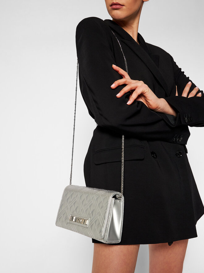 LOVE MOSCHINO Bolso LOVE MOSCHINO JC4261PP0BKA0902 Plata