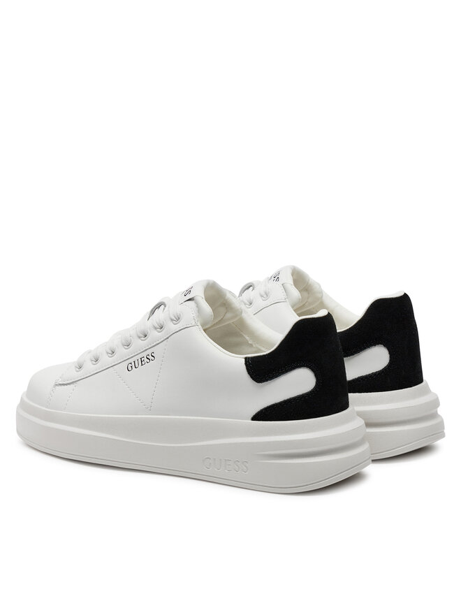 Guess Sneakersy Guess Elbina FLJELB LEA12 Biały