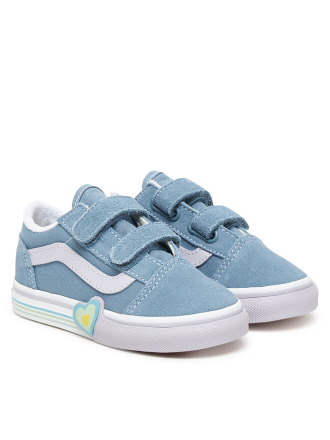 Vans Tenisówki Vans Old Skool V Heart VN000D4SCFL1 Niebieski
