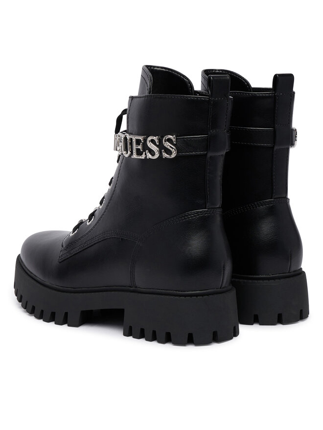 Guess Schnürschuhe Guess FLFFIC ELE10 Schwarz