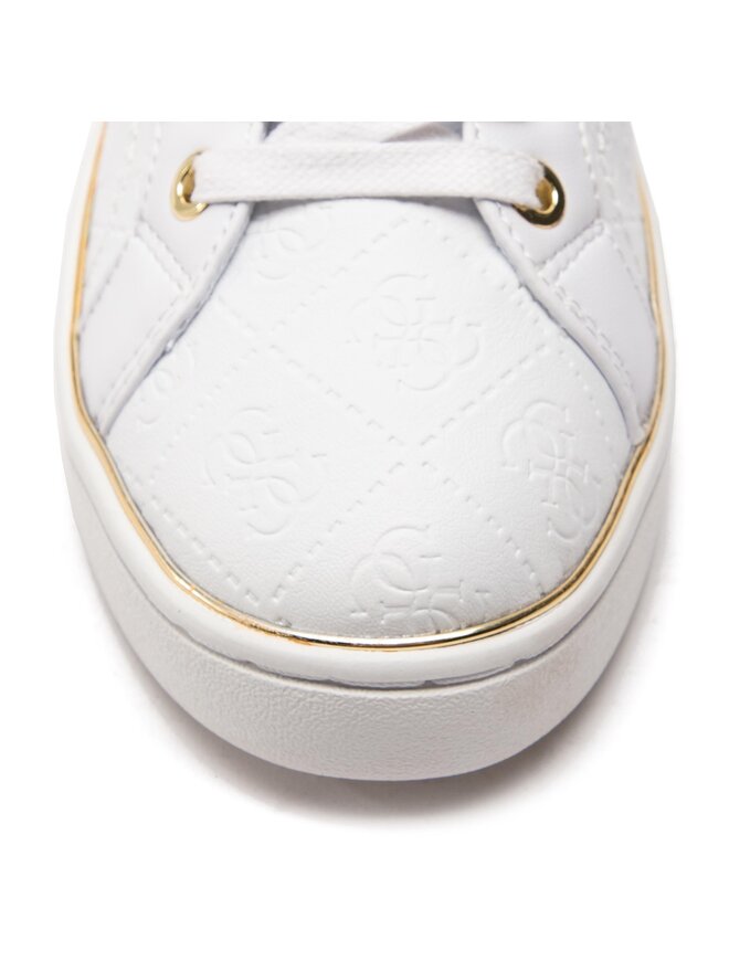 Guess Sneakersy Guess Beckie/Active Lady/Leather Lik FL5BEK FAL12 Biały