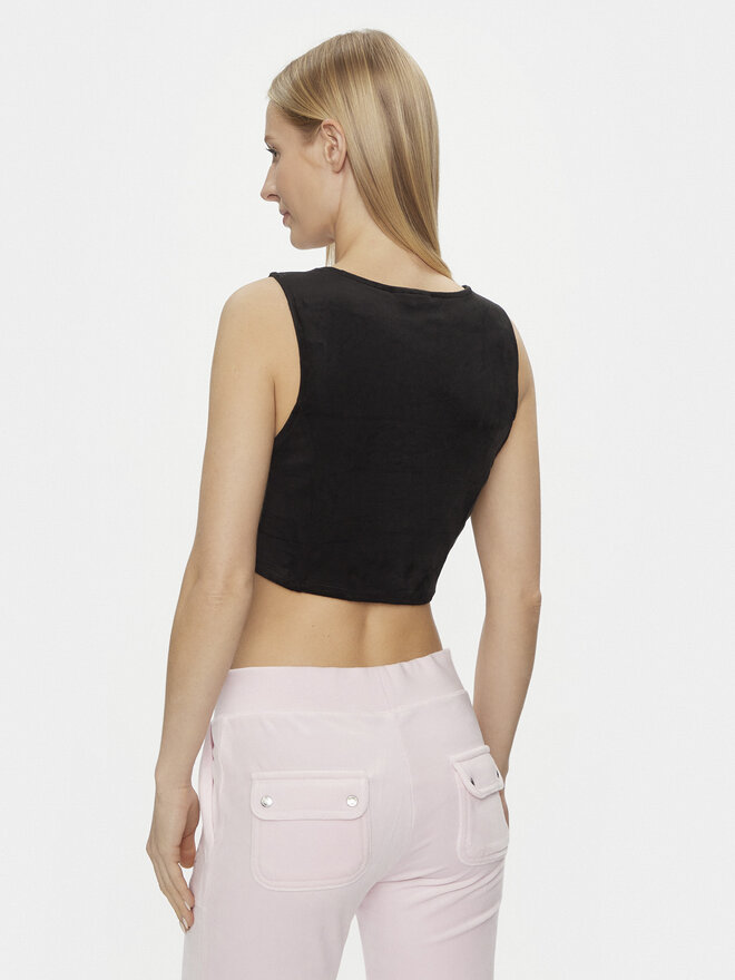 Juicy Couture Juicy Couture Marškinėliai Camina JCWCT23305 Juoda Slim Fit