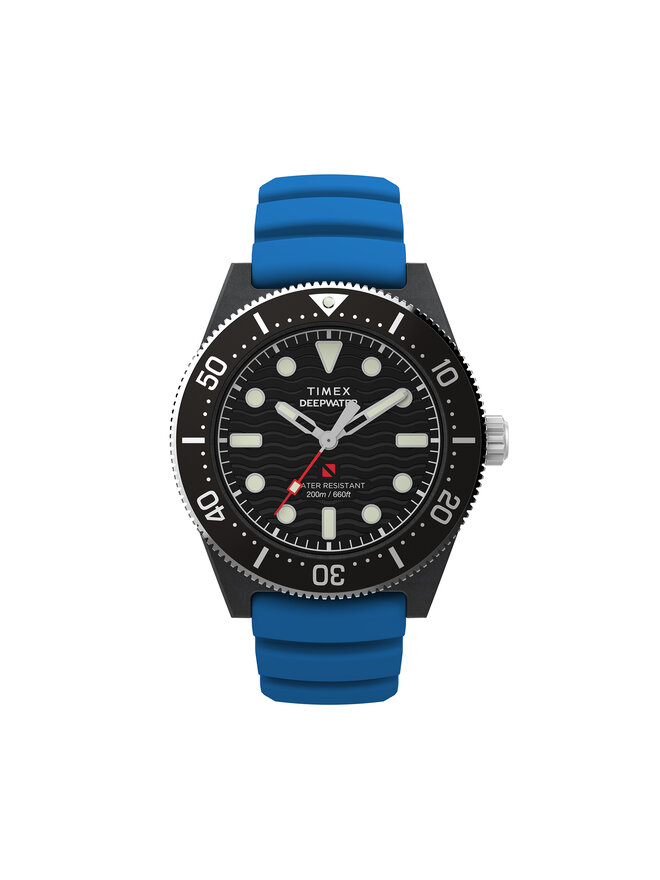 Timex Ročna ura Timex Deepwater Reef 200 XCF TW2Y02500 Črna