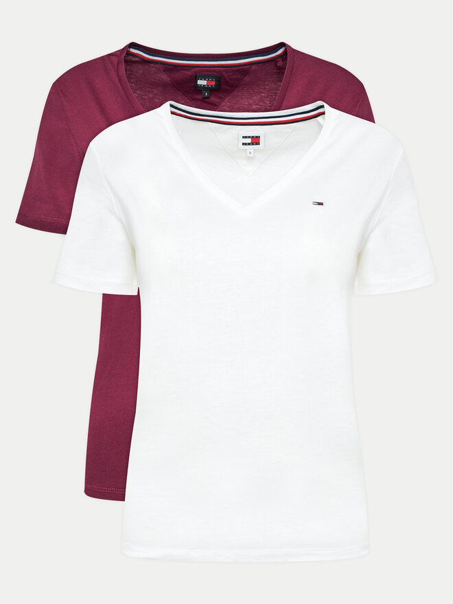Tommy Jeans Tommy Jeans Set 2 majice DW0DW11458 Šarena Slim Fit