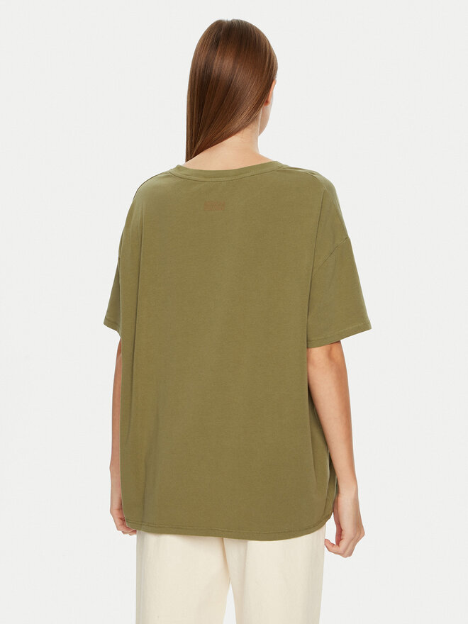 American Vintage American Vintage Camiseta Pymaz PYM02AH24 Verde Oversize