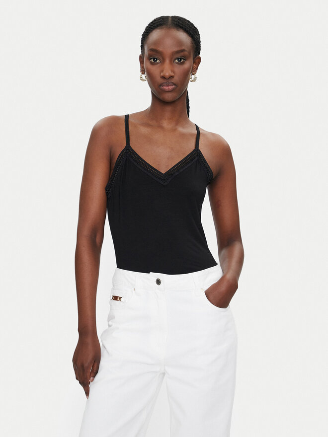 Morgan Morgan Top 192-BARBA.N Schwarz Slim Fit