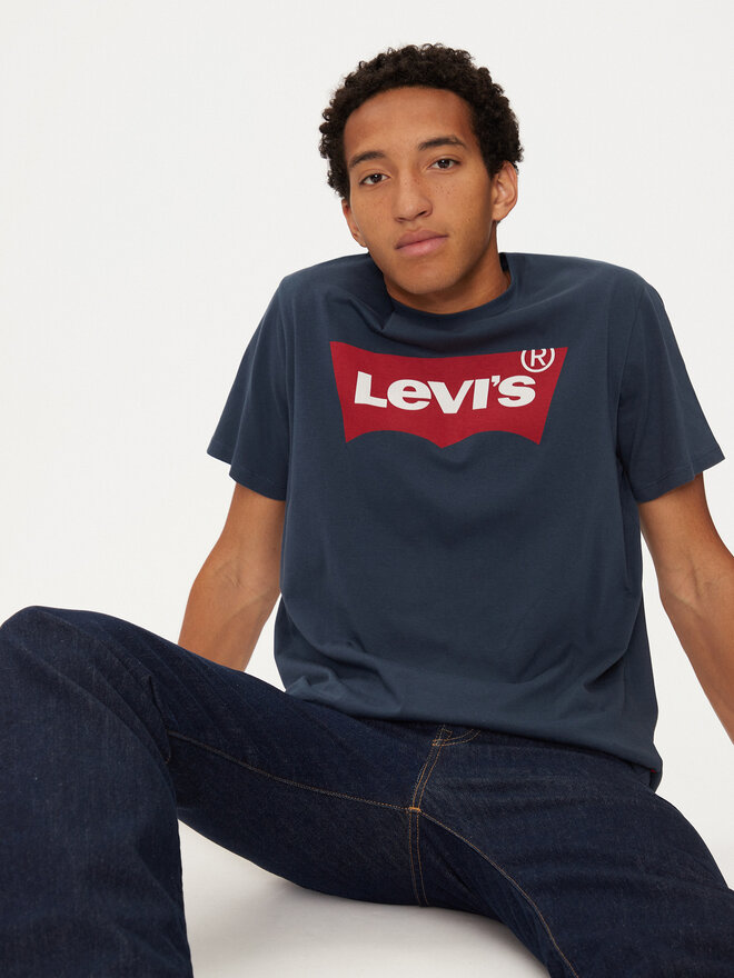 Levi's® Levi's Marškinėliai Housemark Tee 17783-0139 Tamsiai mėlyna Regular Fit