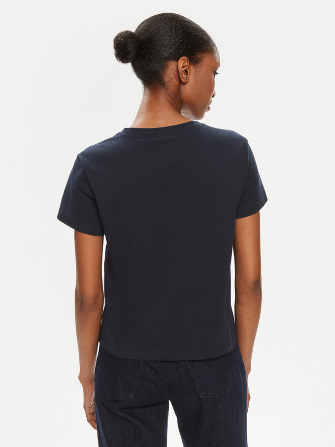 Sisley Sisley T-Shirt 3I1XL100Y Schwarz Slim Fit