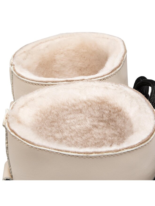 Inuikii Cizme de zăpadă Inuikii Full Leather Pastelle 70202-088 Bej
