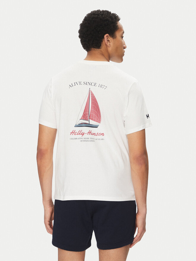 Helly Hansen Helly Hansen Camiseta Shoreline 54601 Blanco Regular Fit