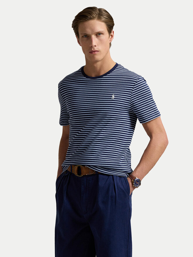 Polo Ralph Lauren Polo Ralph Lauren T-Shirt 710961128003 Σκούρο μπλε Custom Fit