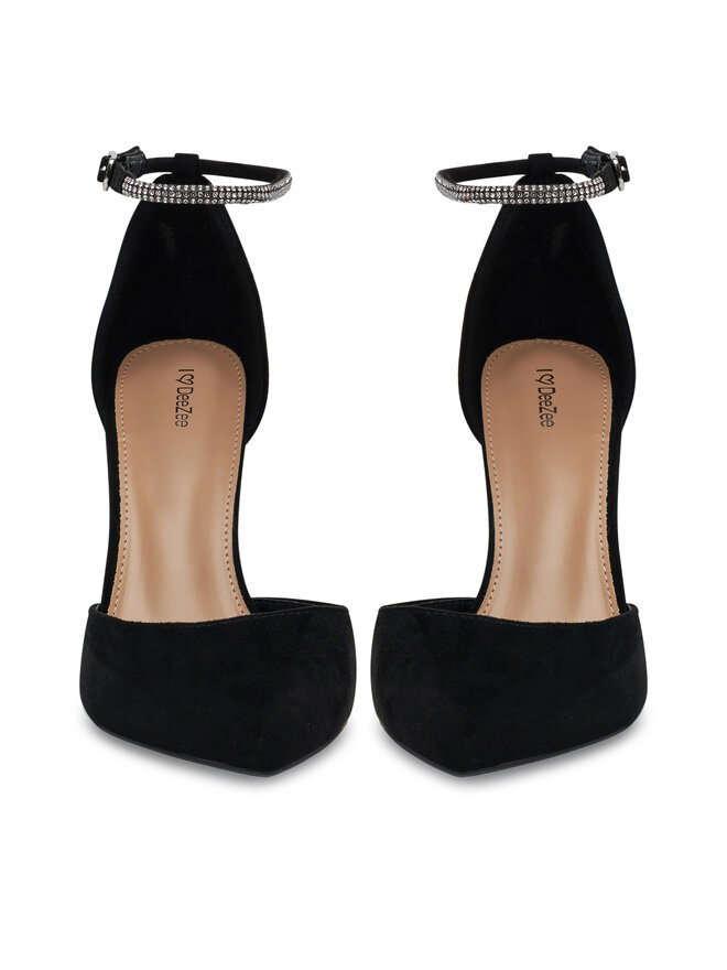 DeeZee Czółenka DeeZee KL-091201-01 Czarny