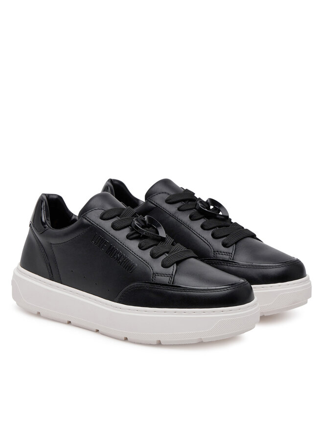 LOVE MOSCHINO Sneakersy LOVE MOSCHINO JA15214G1MIA400A Czarny