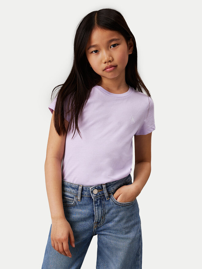 Calvin Klein Jeans Calvin Klein Jeans Σετ 2 T-Shirts Monogram IG0IG01258 D Έγχρωμο Slim Fit