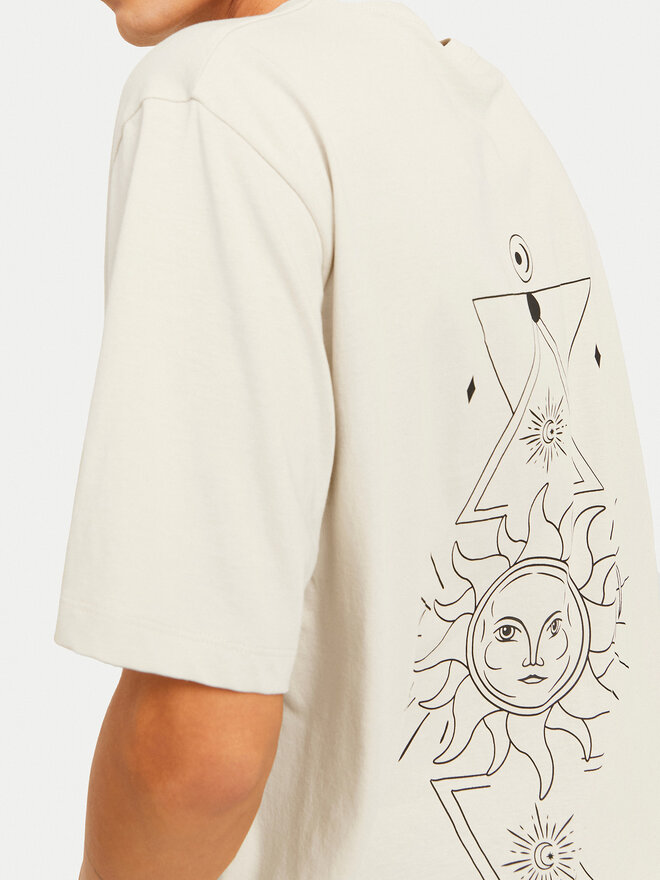 Jack&Jones Jack&Jones Marškinėliai Jackie 12271366 Smėlio Relaxed Fit