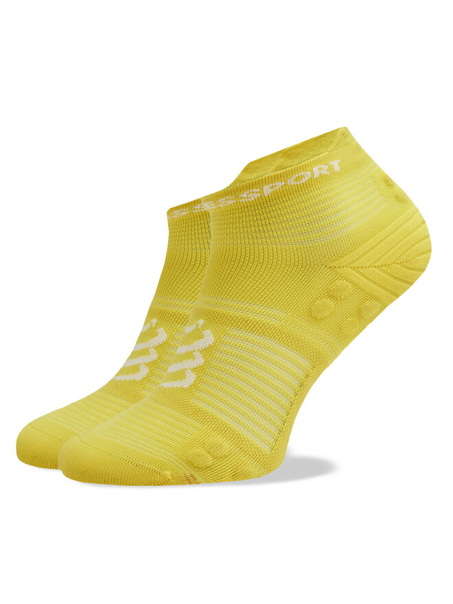 Compressport Calzini corti unisex Compressport Pro Racing V4.0 Run Low XU00047B Giallo
