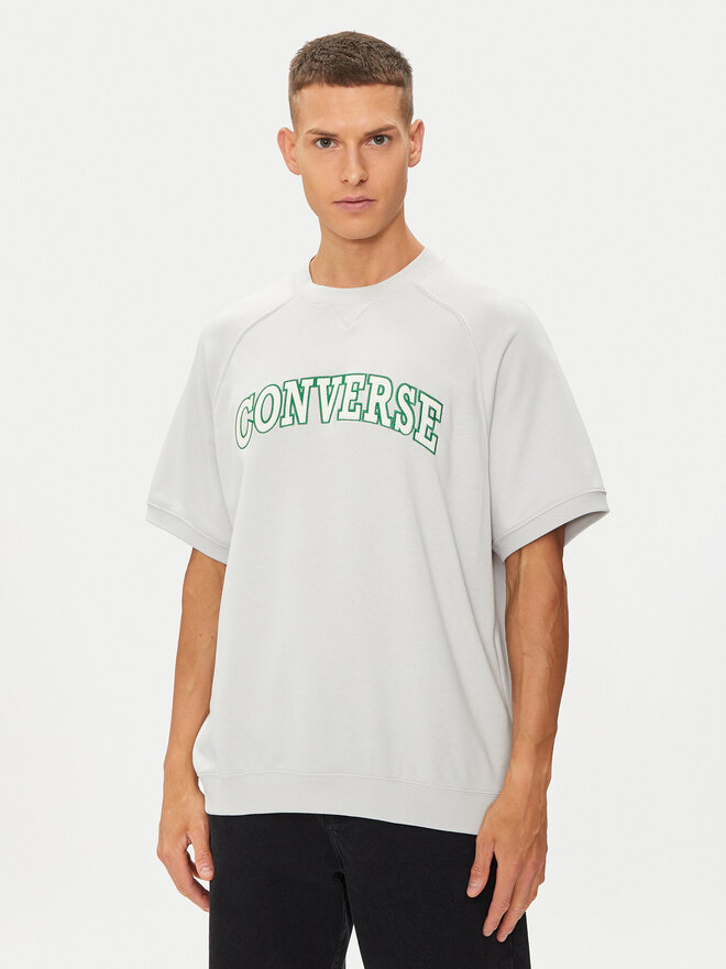 Converse Converse Majica M Retro Chuck Ss Crew 10026428-A03 Bela Regular Fit