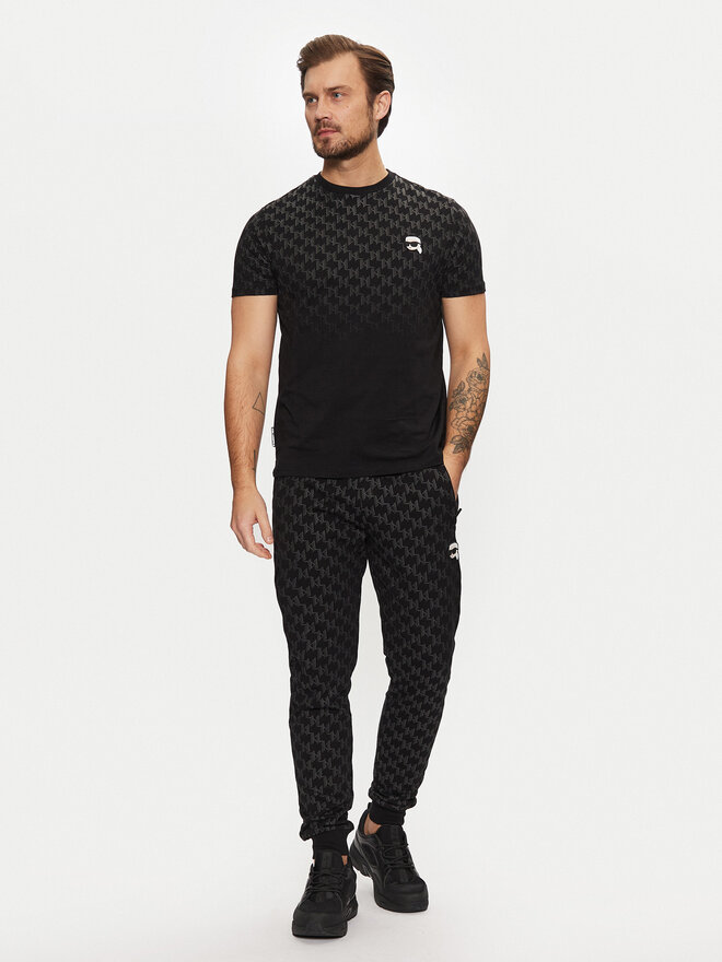 KARL LAGERFELD KARL LAGERFELD T-Shirt 755099 551251 Μαύρο Regular Fit
